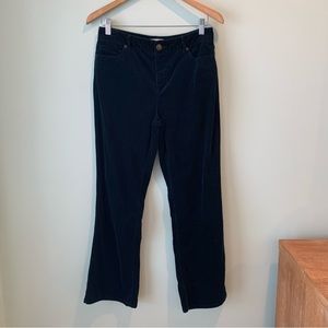 🏷️ Coldwater Creek Natural Fit Fine Wale Dark Green Corduroy Pants 4